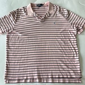 Polo by Ralph Lauren Men's Like New Striped Polo Size XXL 100% Cotton